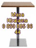 Ahşap Kare Bar Masası Kiralama