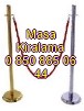 Pirinç Bariyer ( 1.3 metre halatlı ) Kiralama