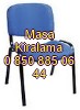 Seminer form sandalye Mavi Kiralama